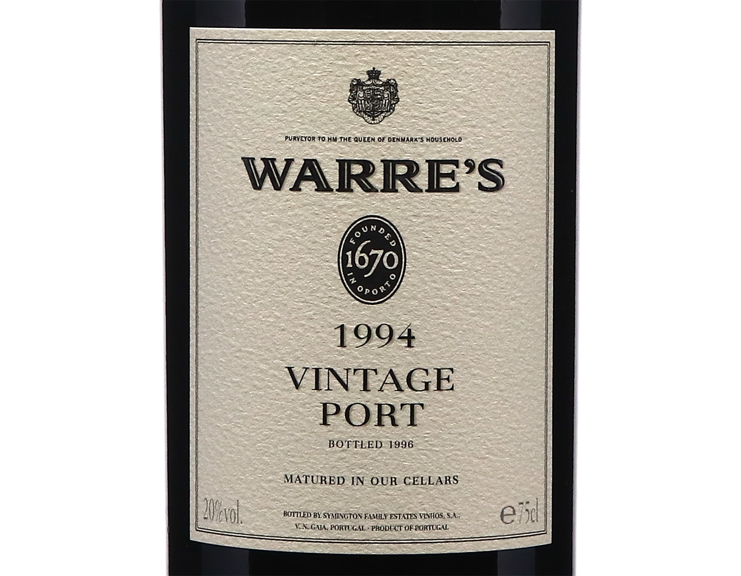 Warre's 1994 Library Release