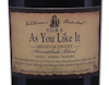 Williams & Humbert As You Like It Amontillado Medium Sweet 50cl view 2