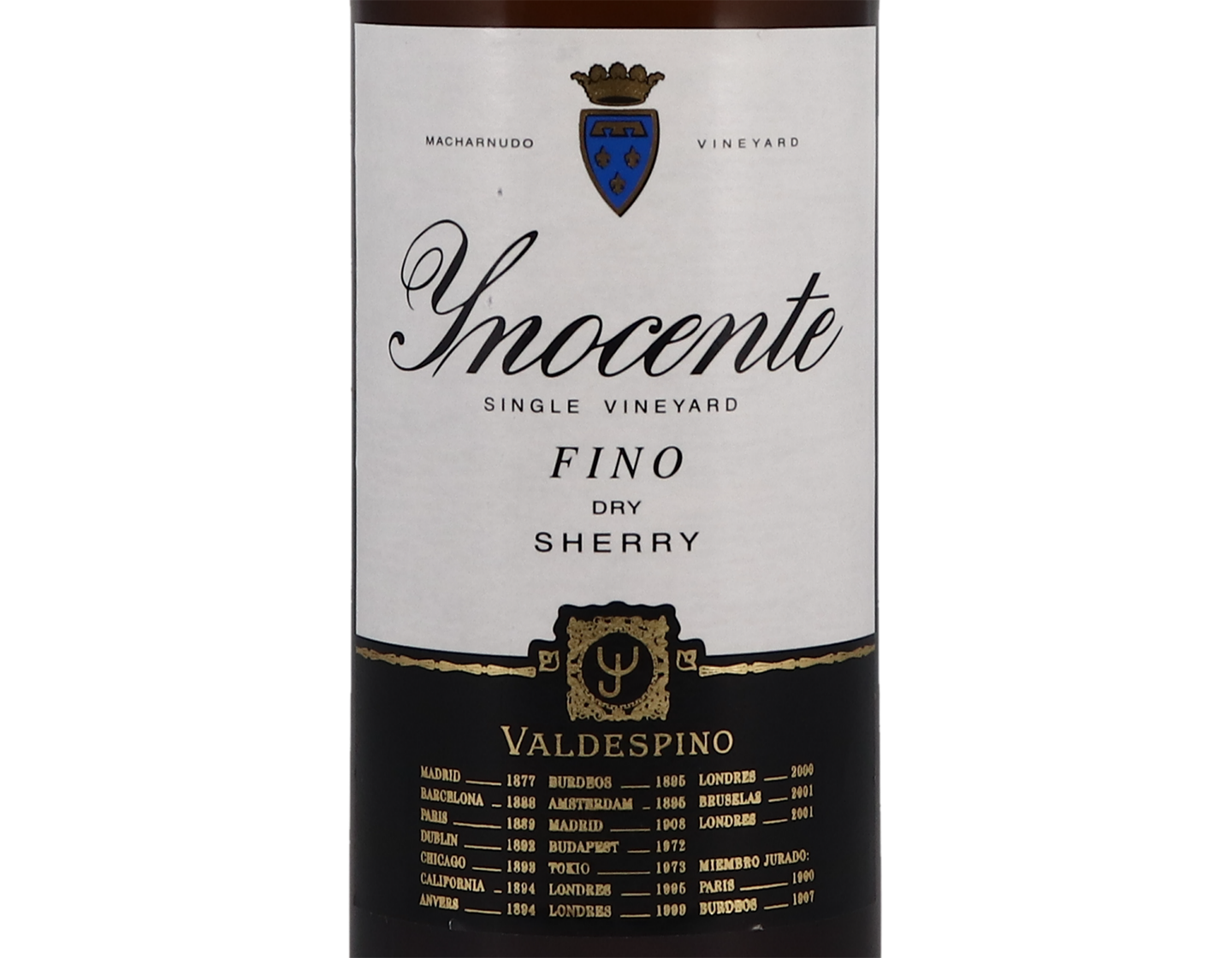Half bottle of Fino `Inocente` Pago de Macharnudo NV