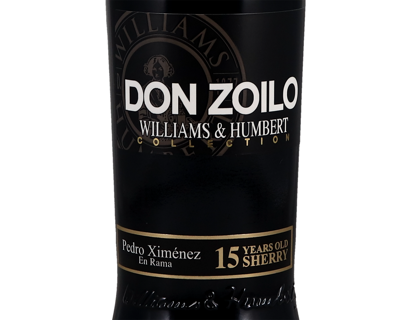 Half bottle of Don Zoilo 15-year-old Pedro Ximenez, Williams & Humbert