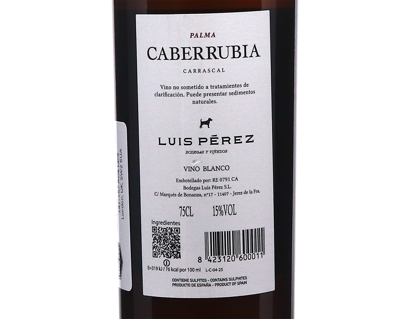 Luis Perez Caberrubia Fino NV