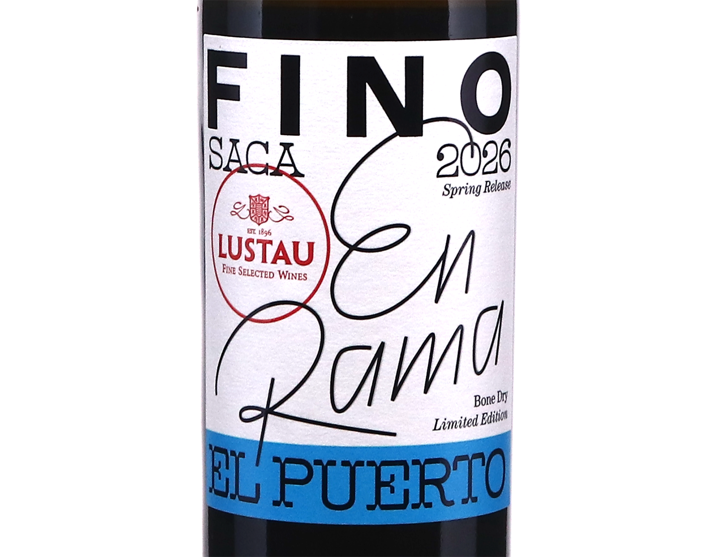 Fino del Puerto En Rama Lustau 2026 bottling 50cl
