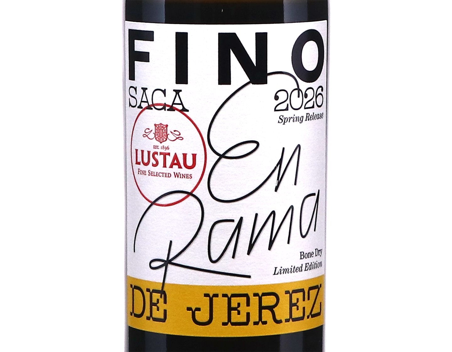 Fino de Jerez En Rama Lustau 2026 bottling 50cl