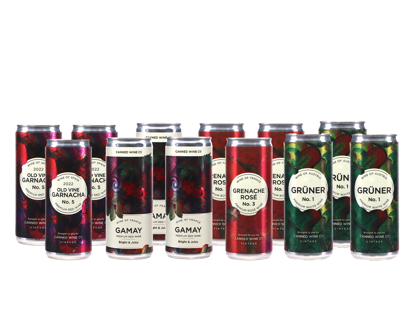 Cans of Wine Mixed Case