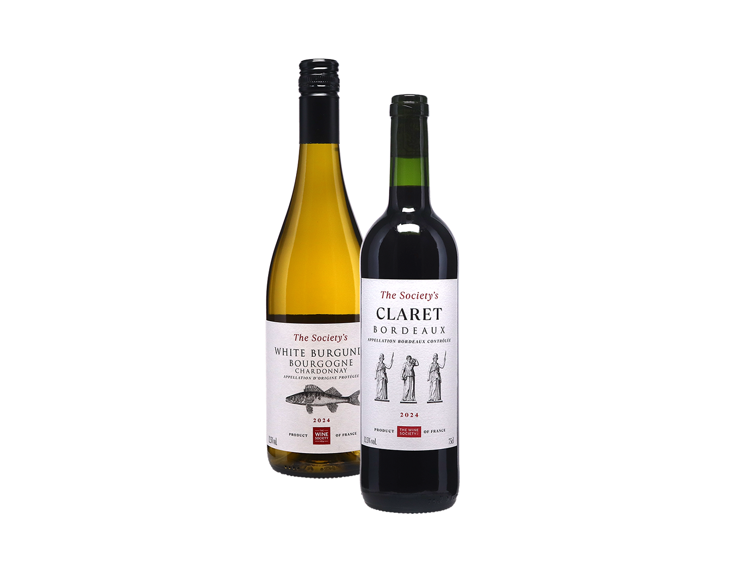 Claret & White Burgundy Case