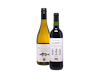 Claret and White Burgundy 2x1 view 1