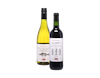 Claret and White Burgundy 2x1 view 1
