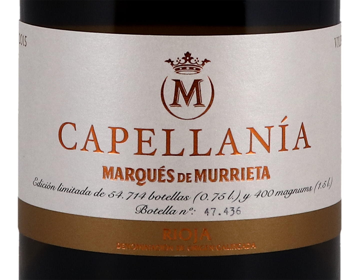 Marques de Murrieta Blanco Capellania Rioja 2015