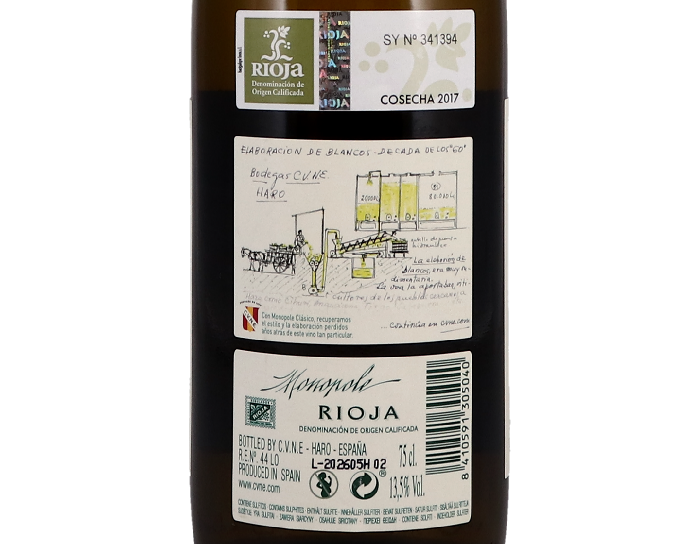 CVNE Monopole Classico Blanco Rioja 2017