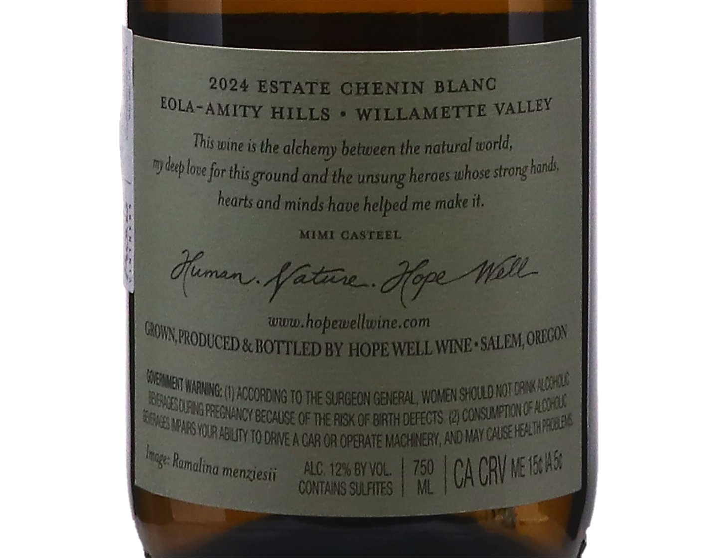 Hope Well Eola-Amity Hills Chenin Blanc 2024