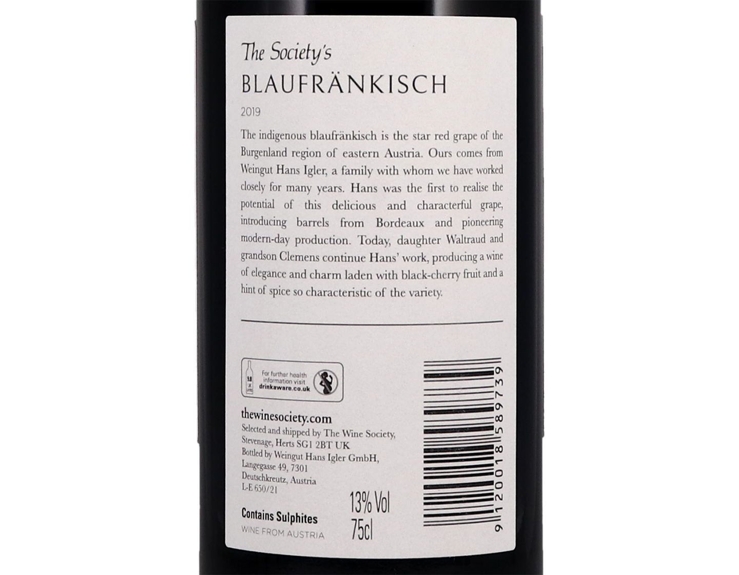 The Societys Blaufrankisch 2019