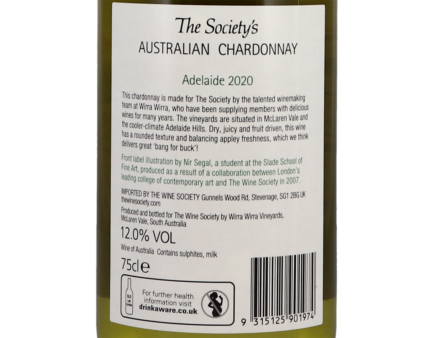 The Society's Australian Chardonnay 2020