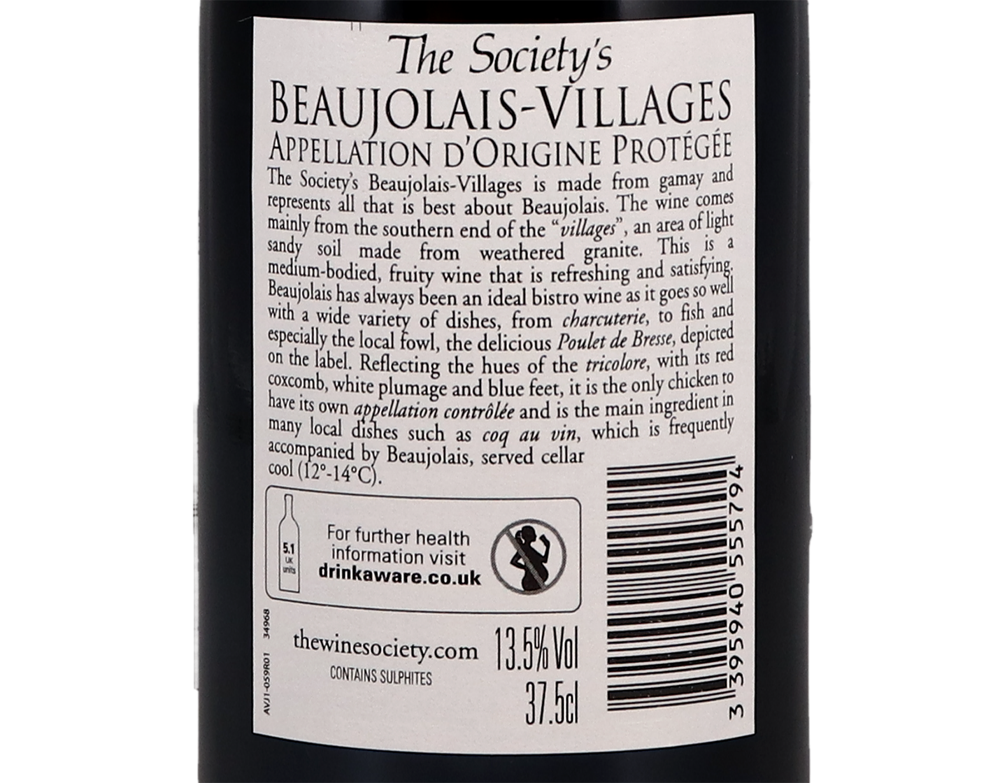 Halves of The Society's Beaujolais Villages 2020