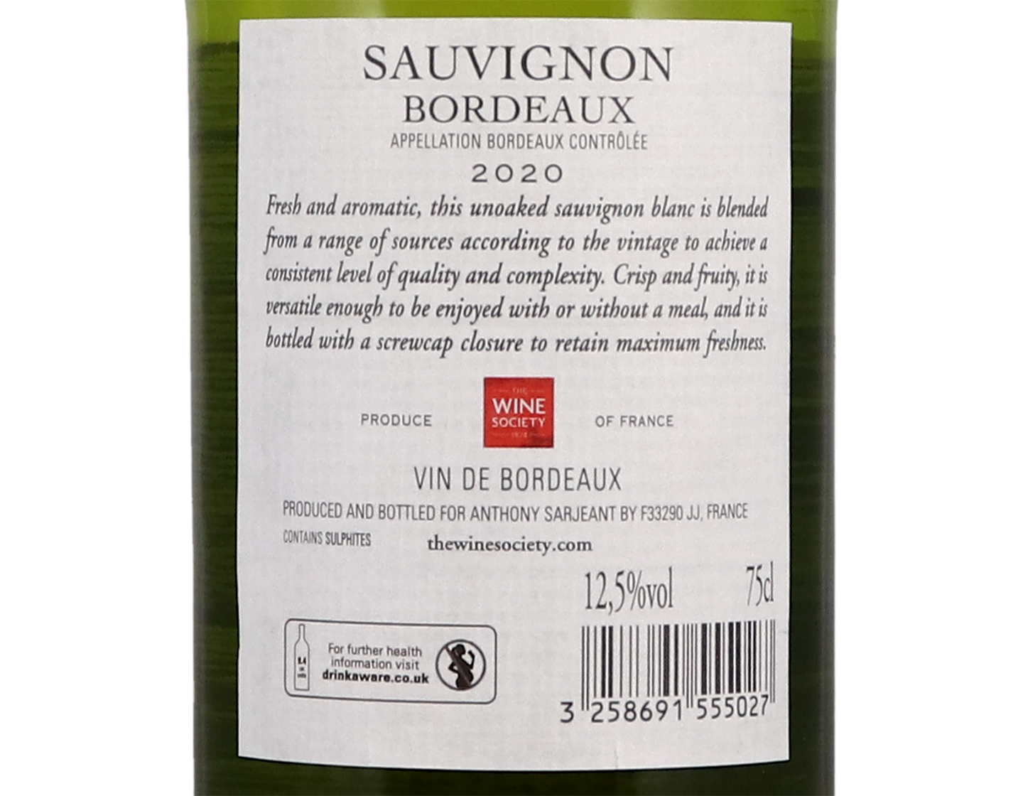 The Society's Bordeaux Sauvignon 2020