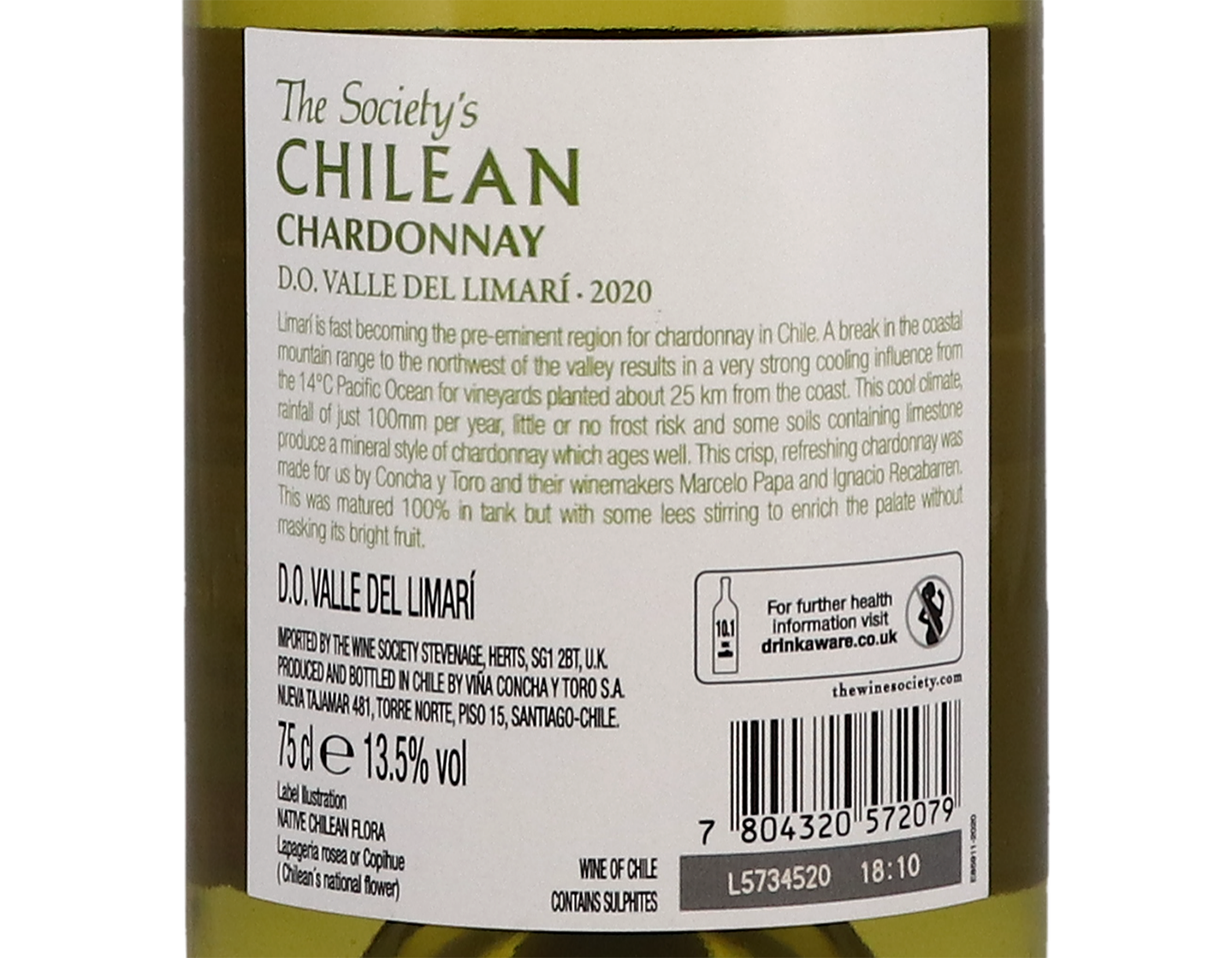 The Society's Chilean Limarí Chardonnay 2020