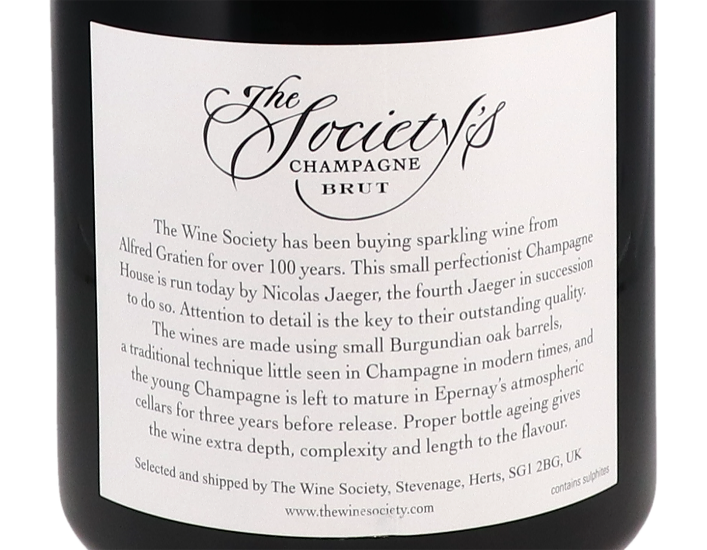 Salmanazar of The Society's Champagne Brut NV
