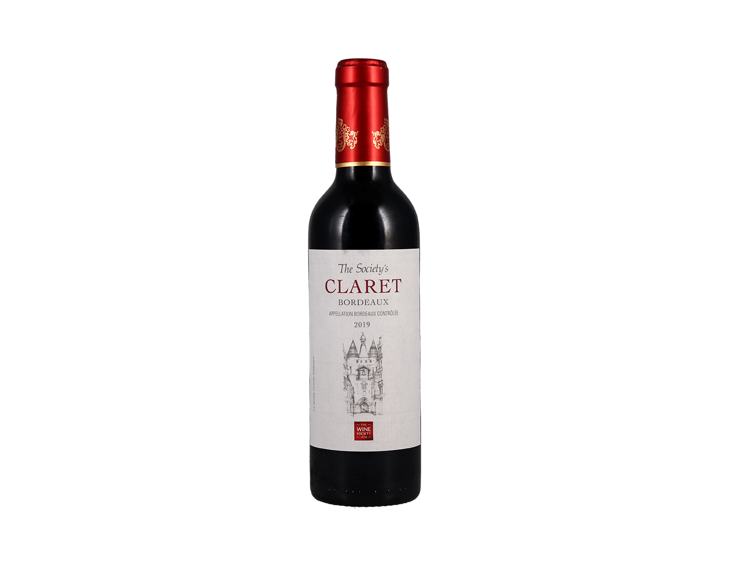 Half bottle of The Society's Claret 2019