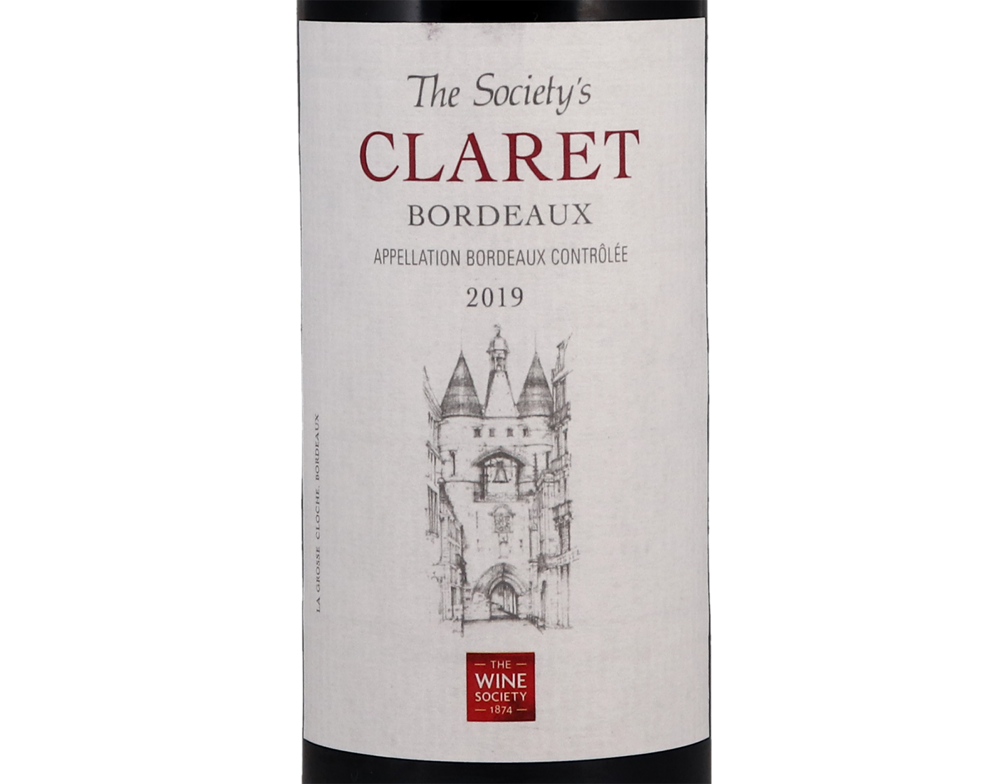 Half bottle of The Society's Claret 2019