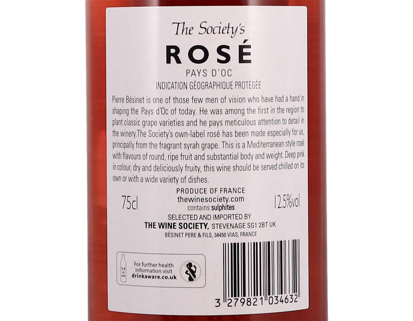 The Society's Rosé, Pays d'Oc 2020