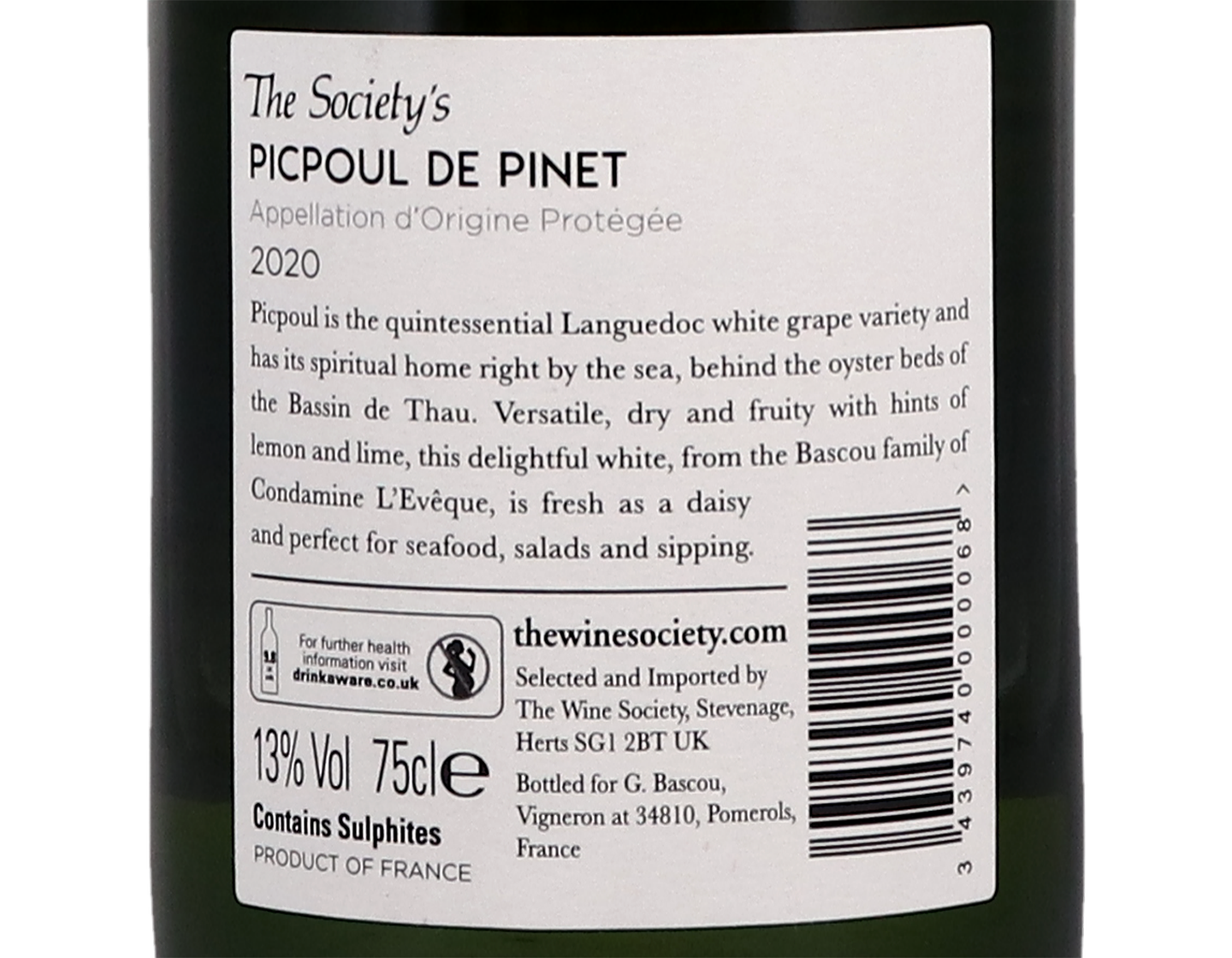 The Society's Picpoul de Pinet 2020