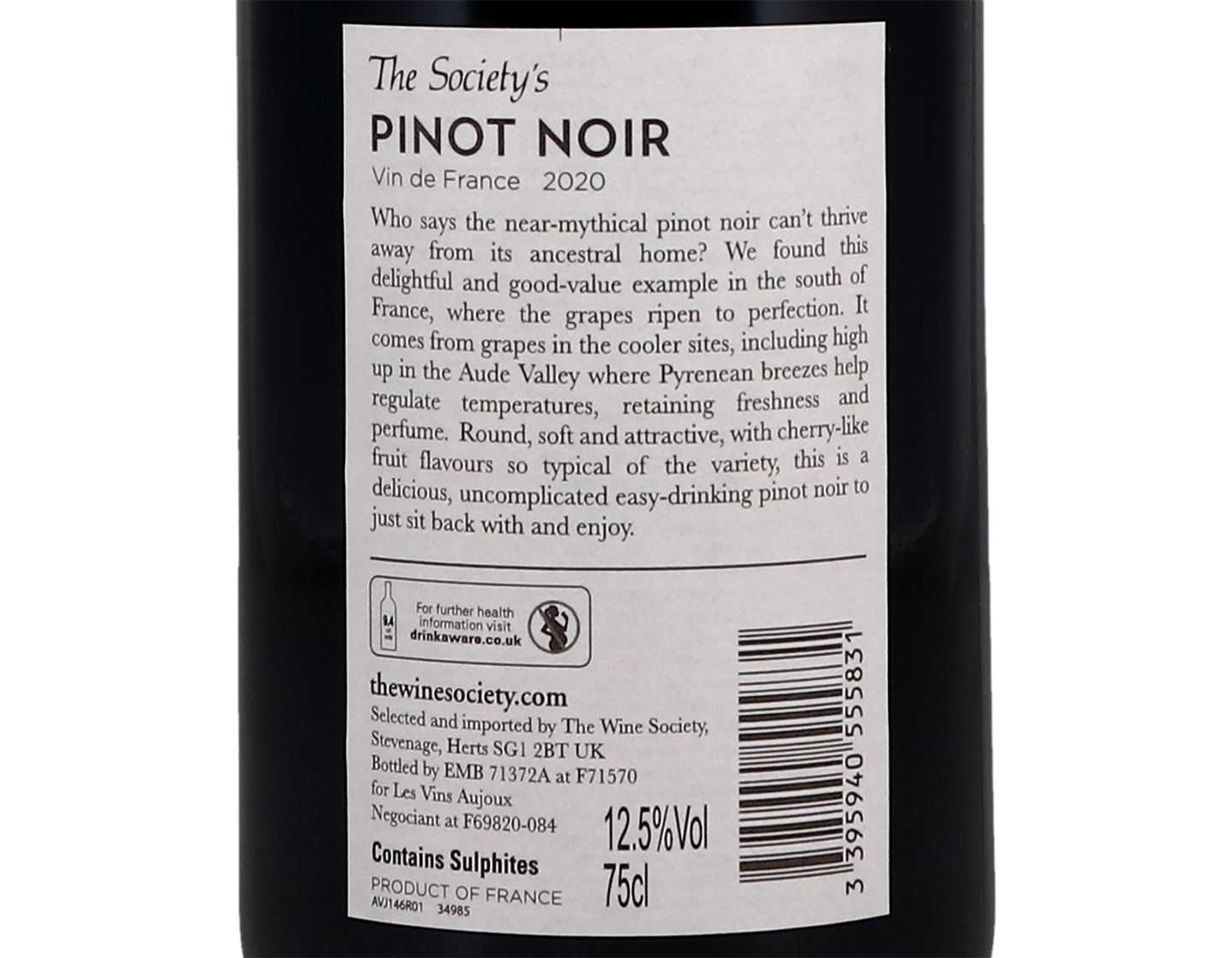 The Society's French Pinot Noir 2020