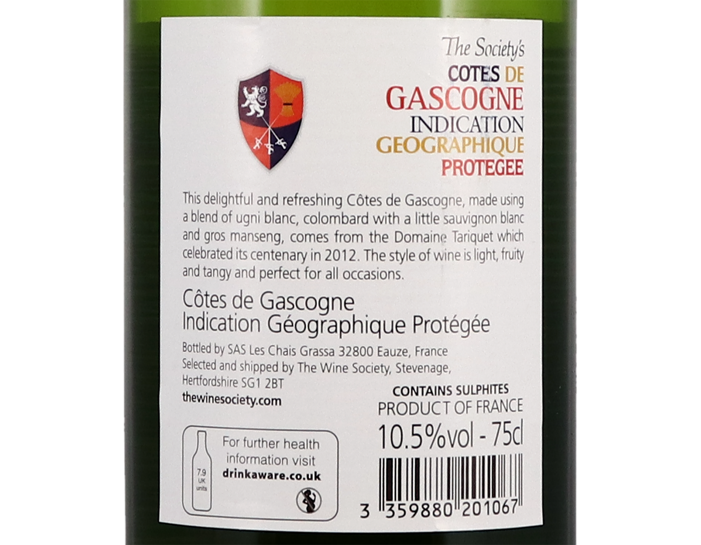 The Society's Cotes de Gascogne 2020