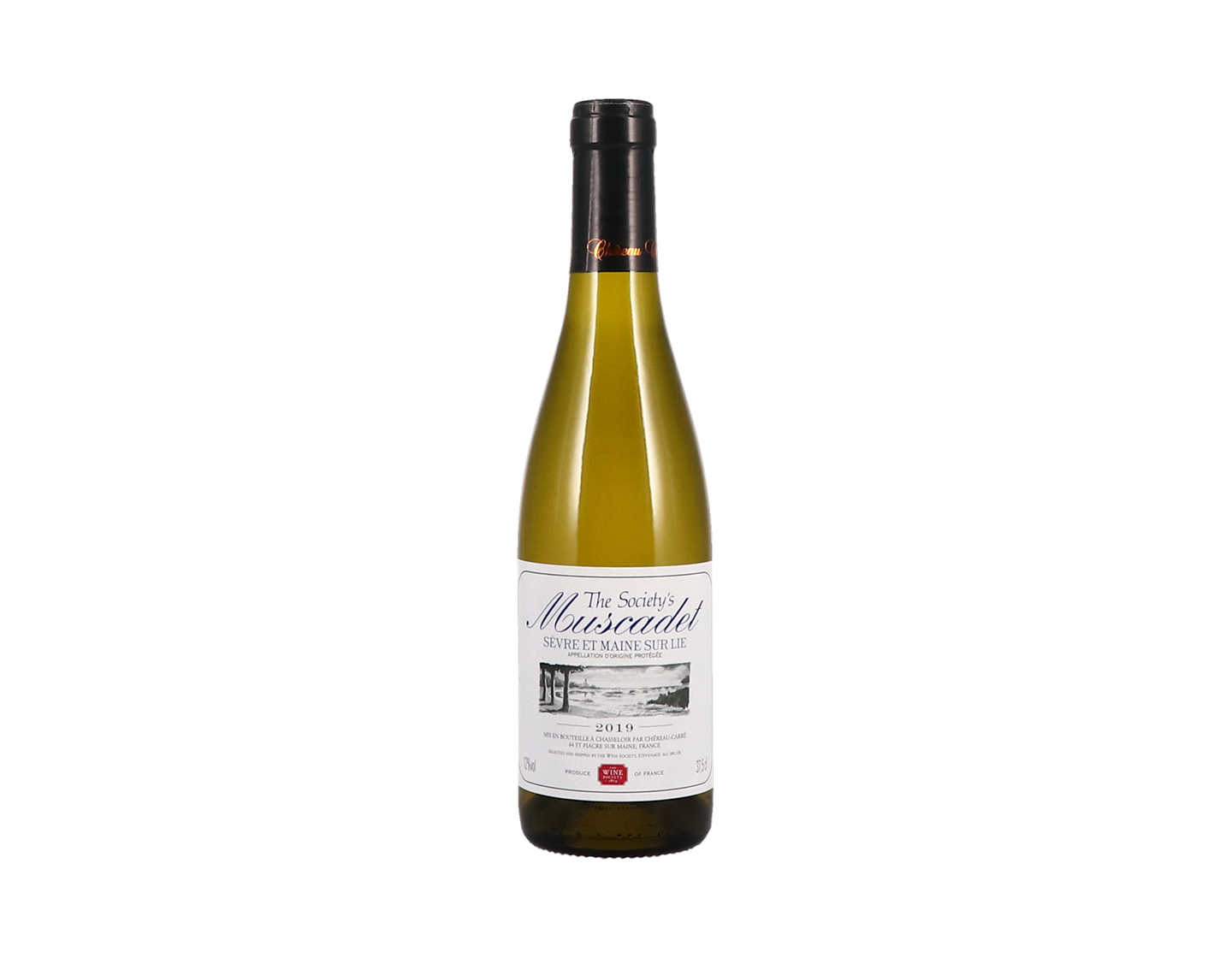 Half bottle of The Society's Muscadet Sevre et Maine sur Lie 2019