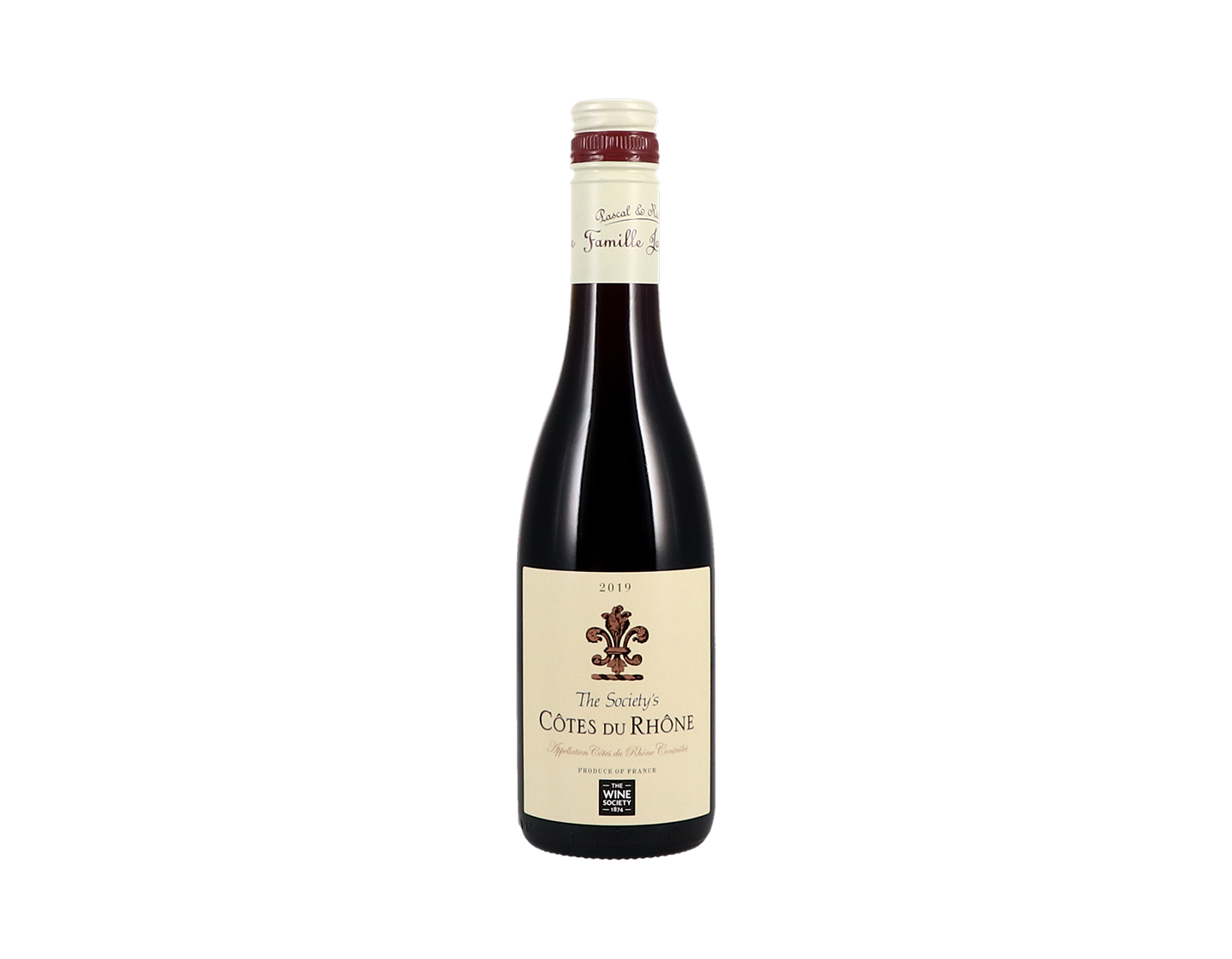 Half bottle of The Society's Cotes du Rhone 2019