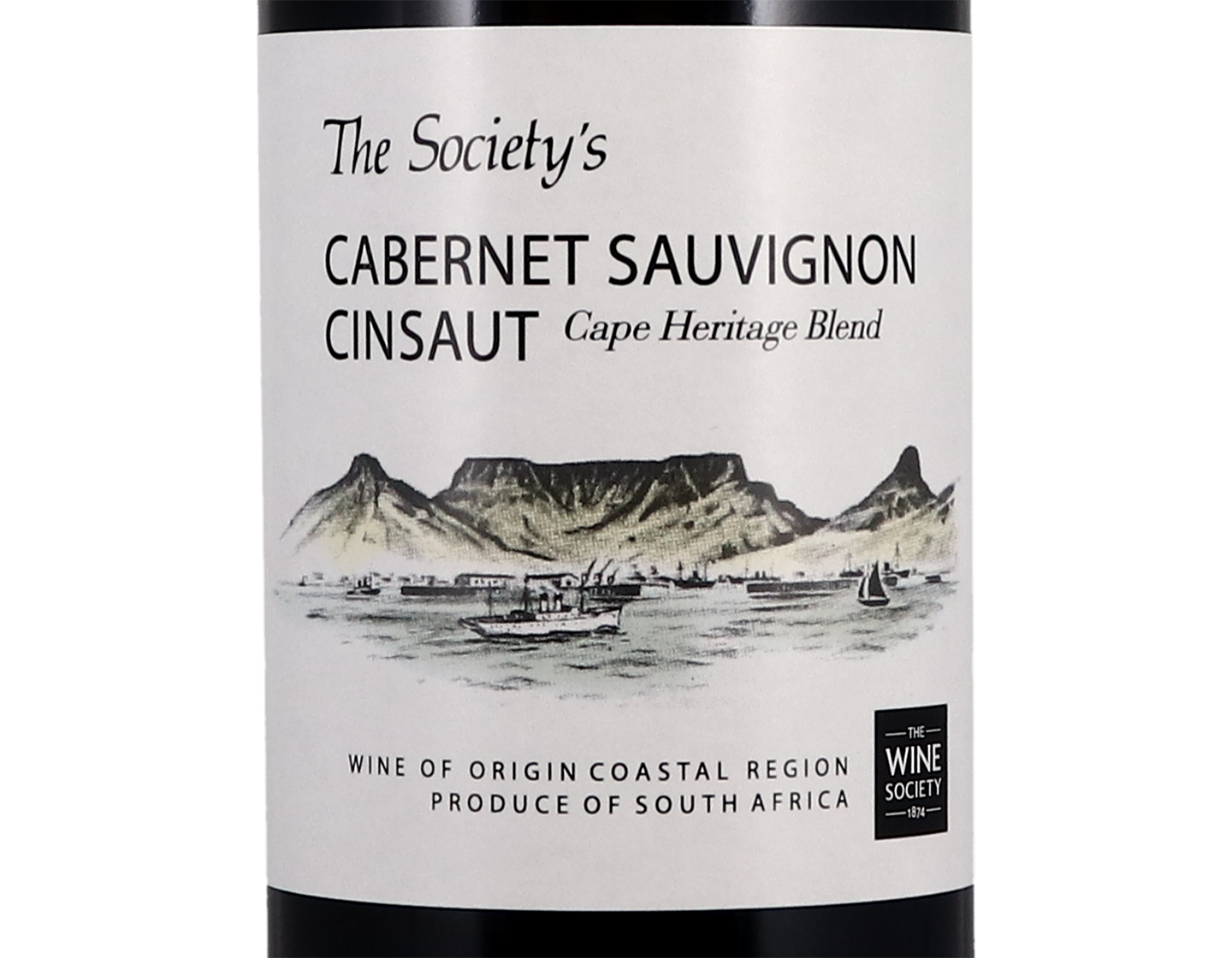 The Societys Cabernet Sauvignon Cinsaut Cape Heritage Blend Coastal 2018