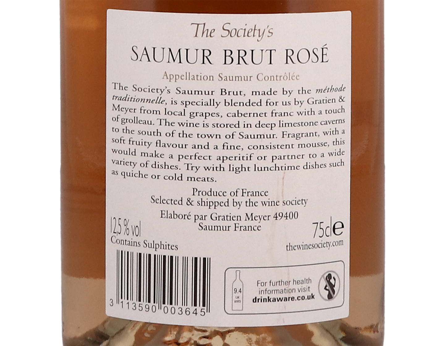 The Society's Saumur Rose Brut