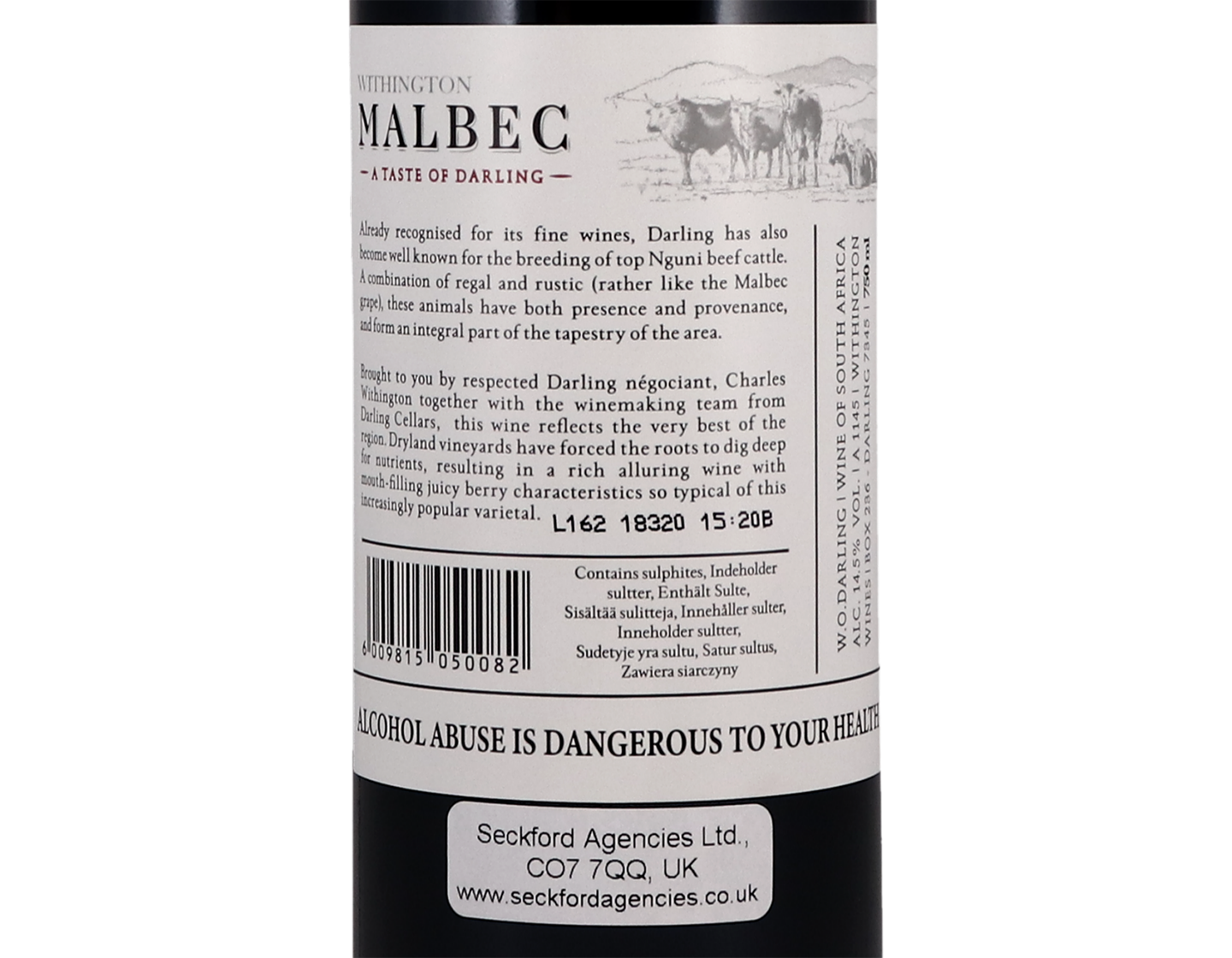 Withington Malbec Darling 2019