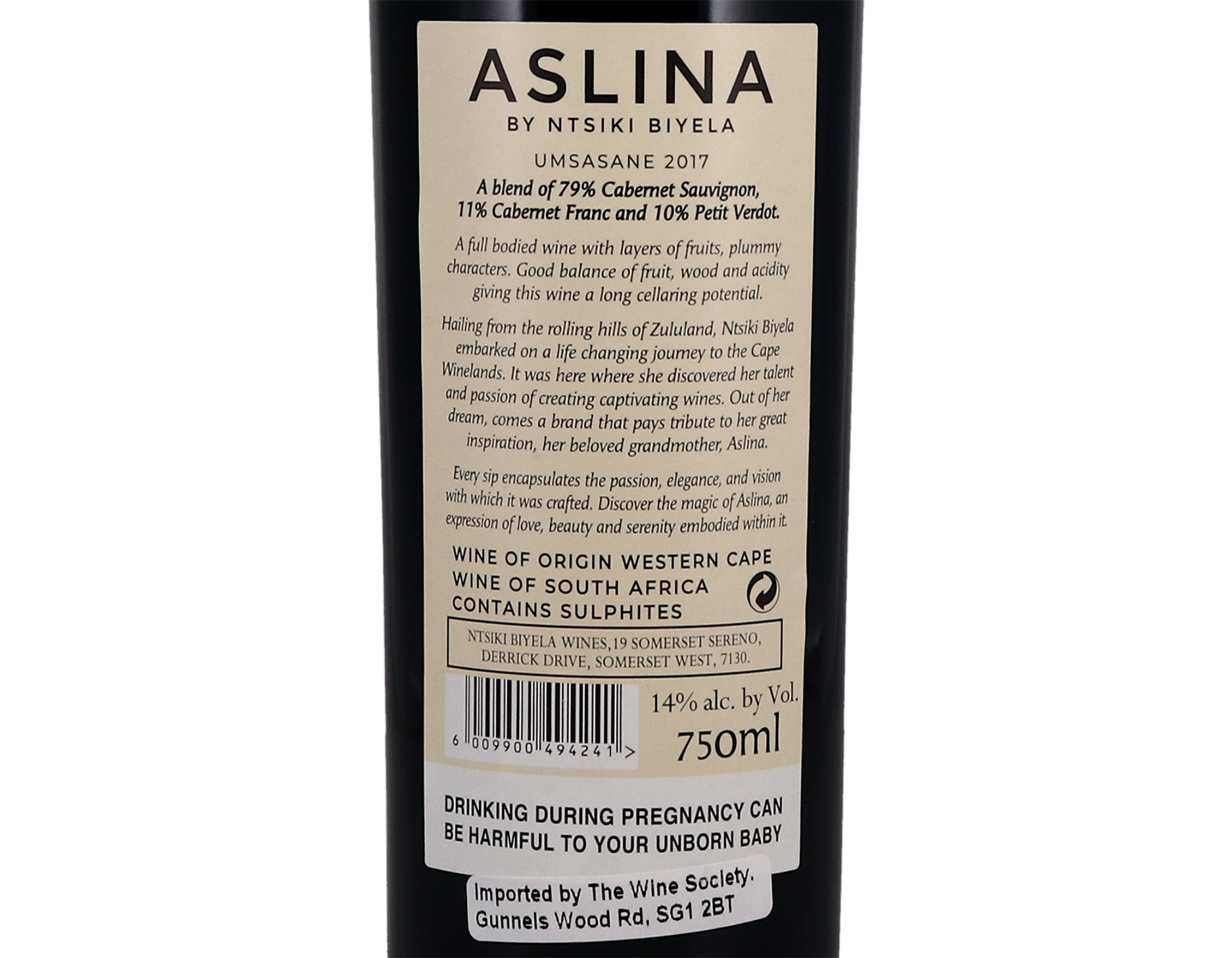 Aslina Umsasane Western Cape 2017