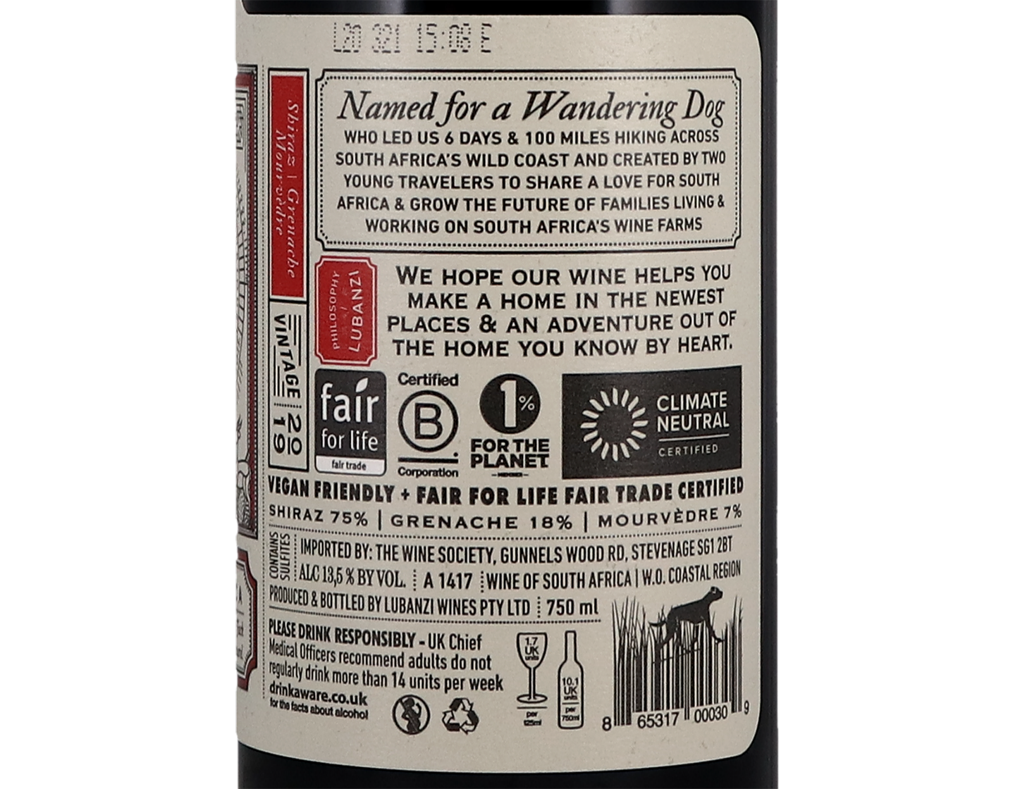 Lubanzi SGM Red Blend 2019
