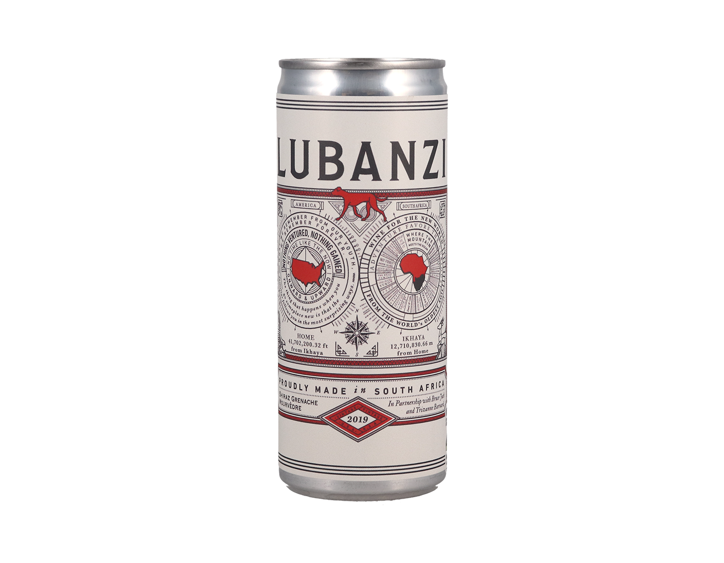 Lubanzi SGM Red Blend 2019 250cl IN A CAN