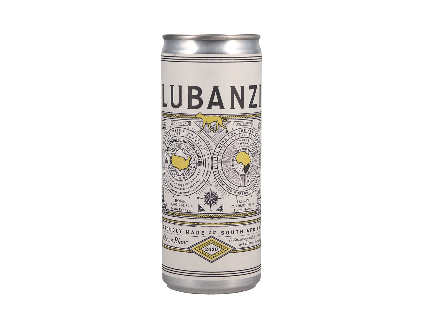Lubanzi Chenin Blanc Swartland 2020 250cl IN A CAN