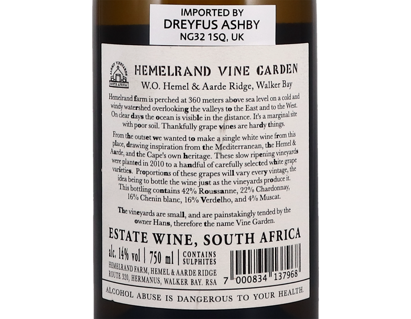 Alheit Hemelrand Vine Garden 2019S