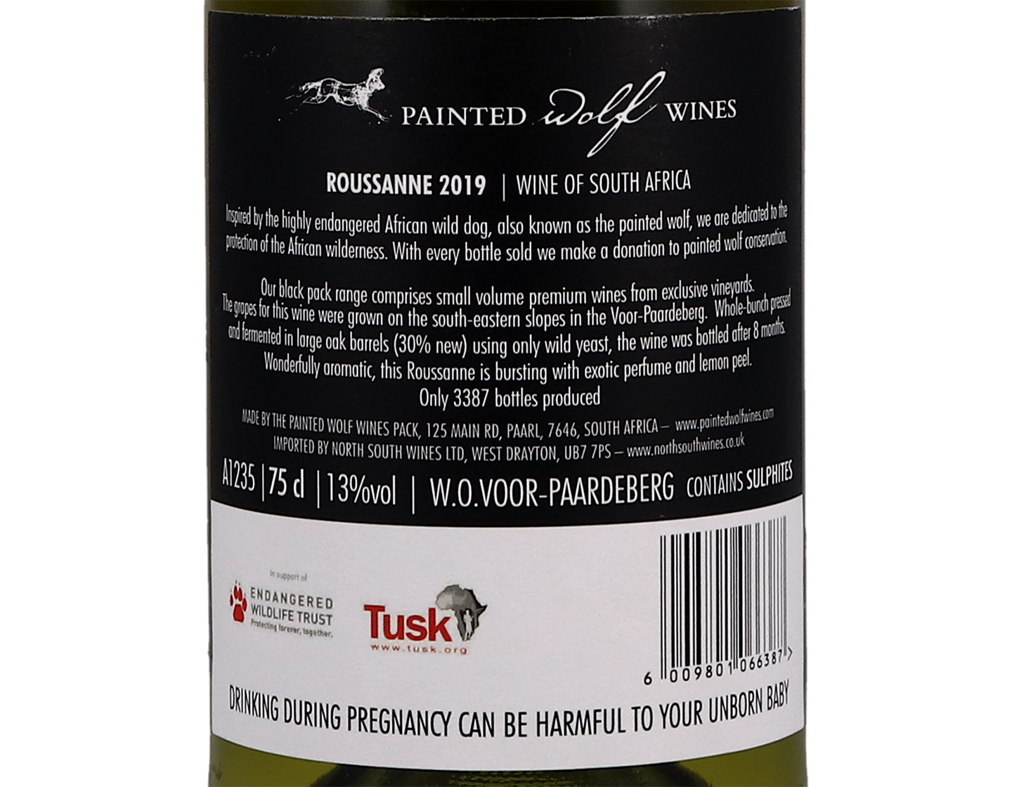 Painted Wolf Roussanne Voor Paardeberg 2019