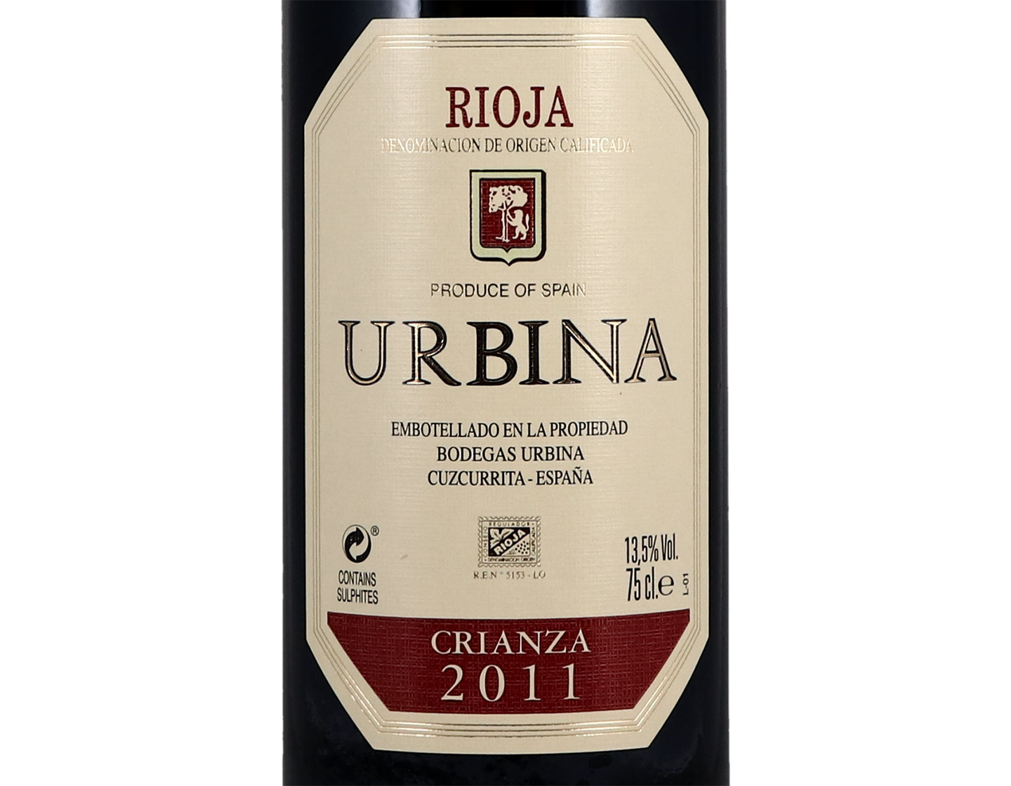 Urbina Crianza Rioja 2011