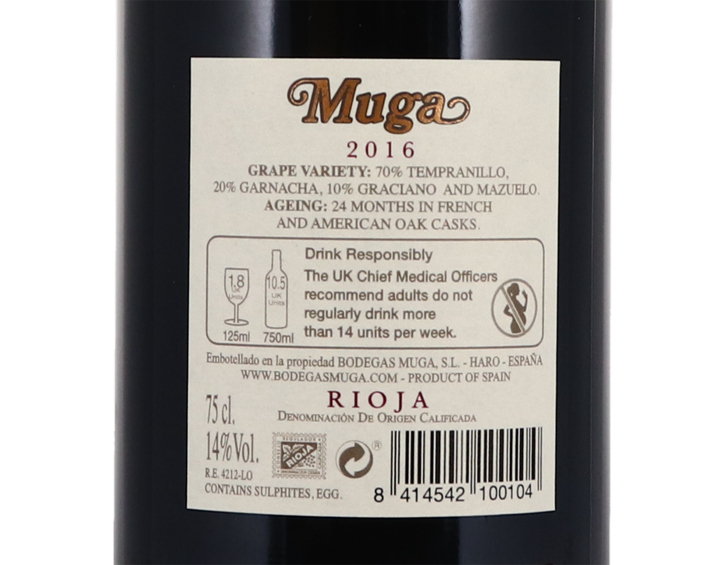 Muga Reserva Rioja 2016