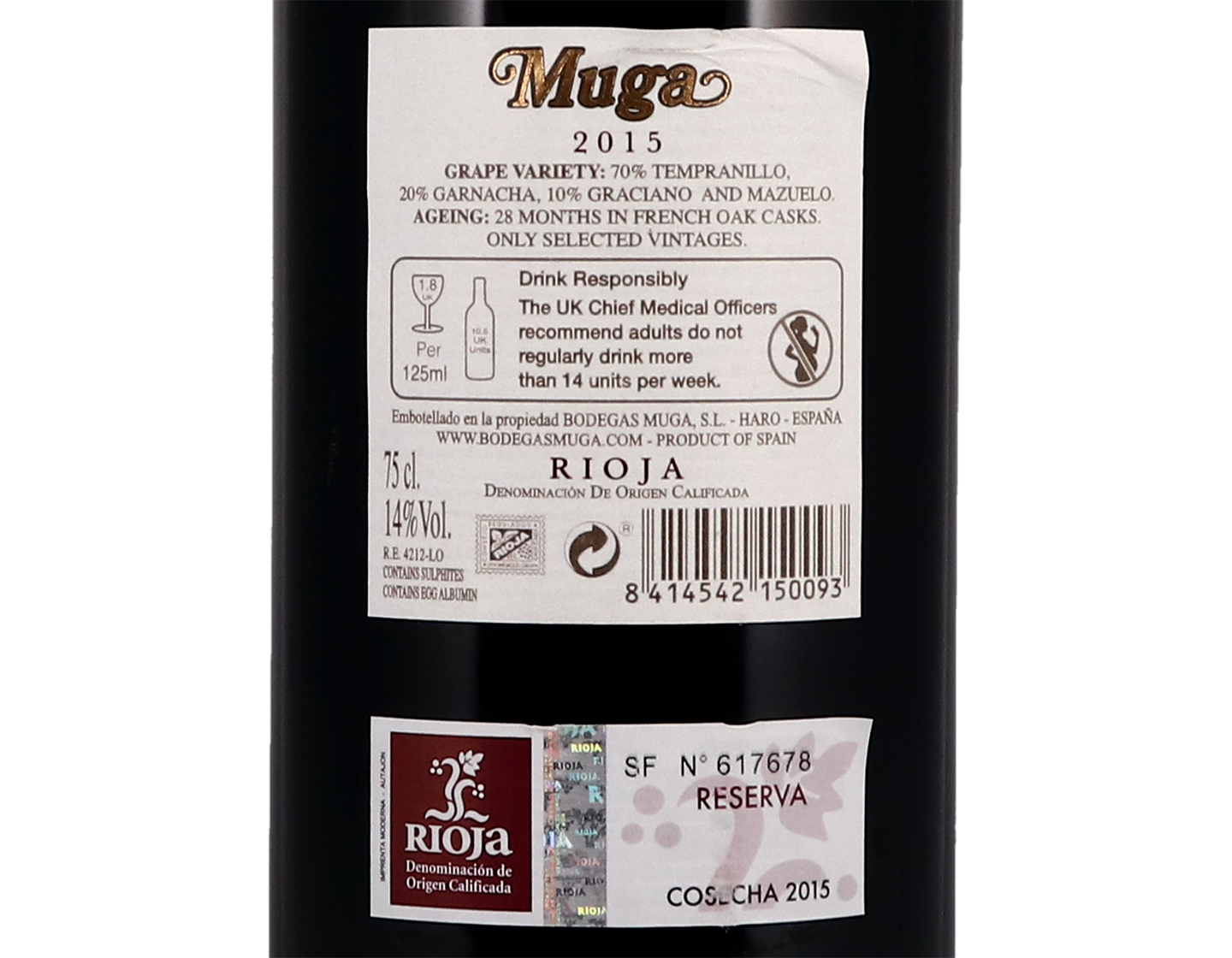 Muga Seleccion Especial Reserva Rioja 2015