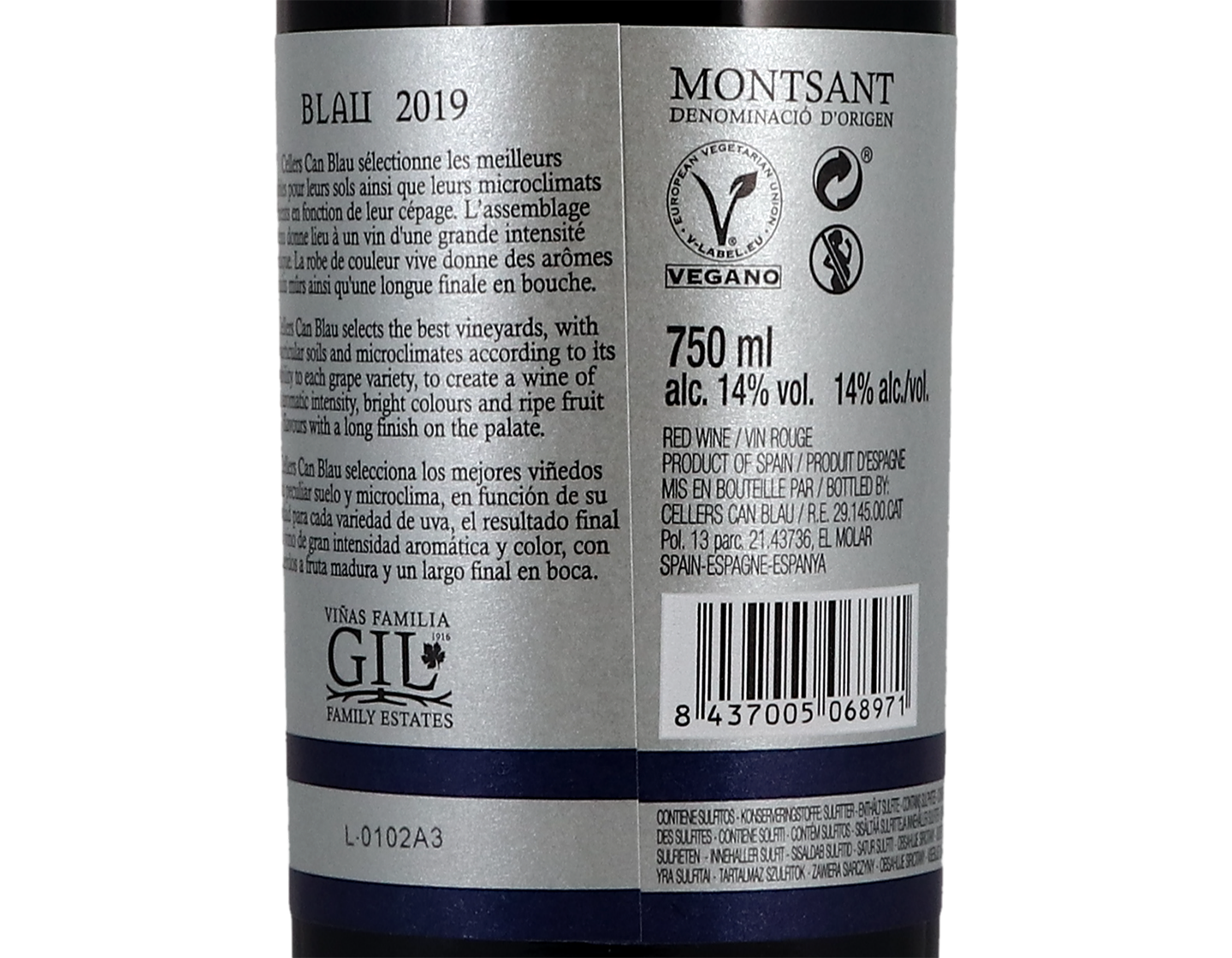 Blau Montsant 2019