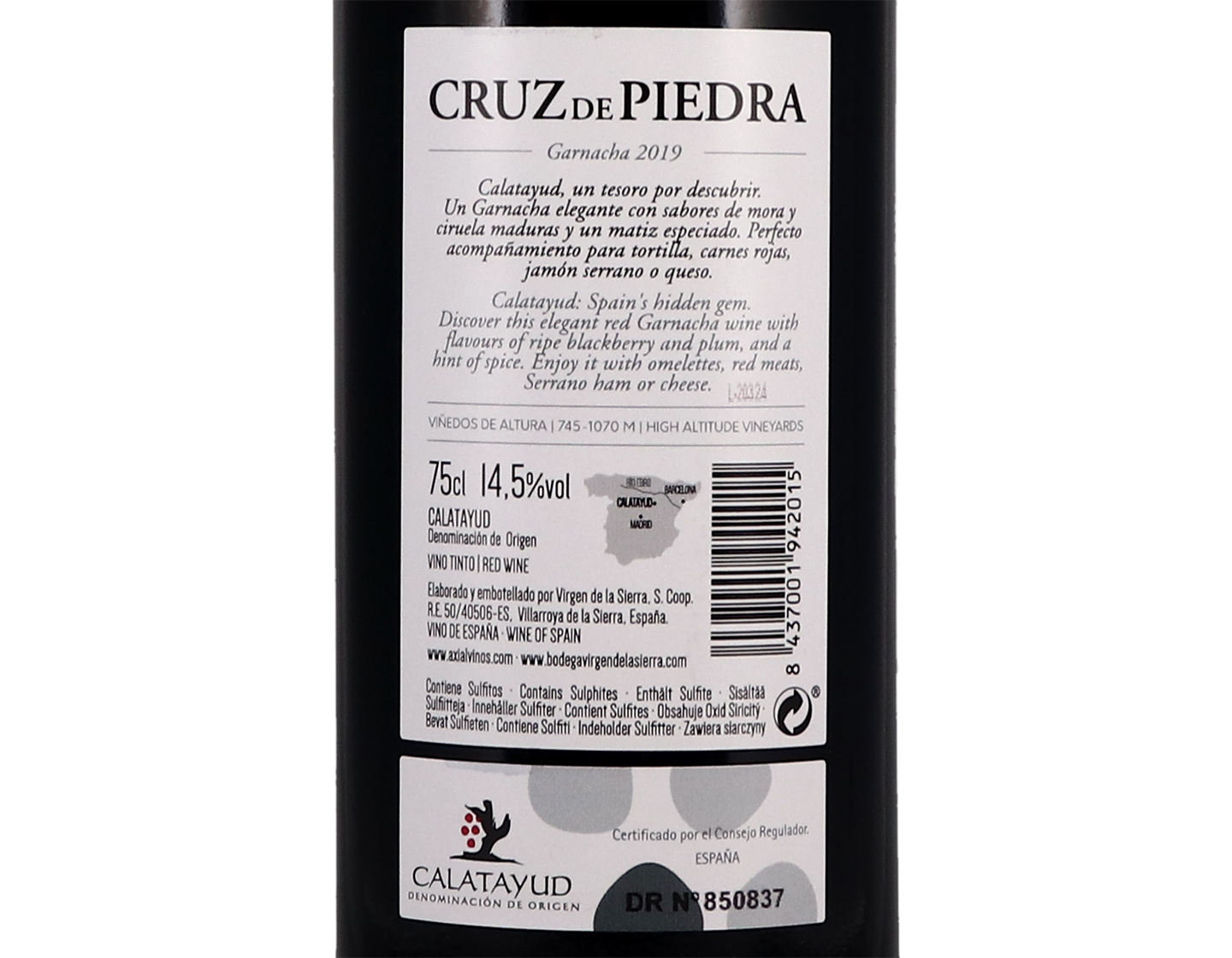 Cruz de Piedra Garnacha, Calatayud 2019