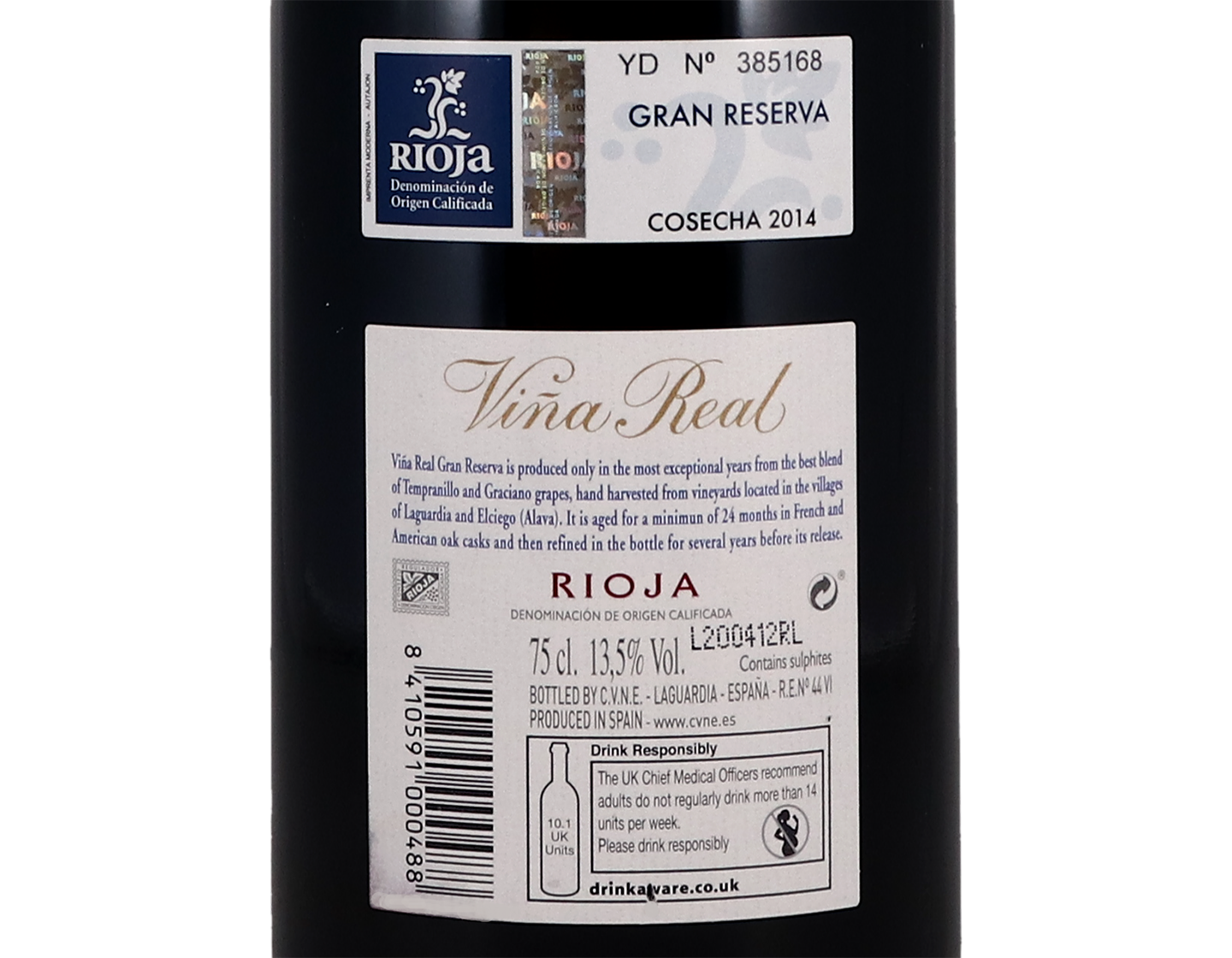 Vina Real Gran Reserva Rioja 2014