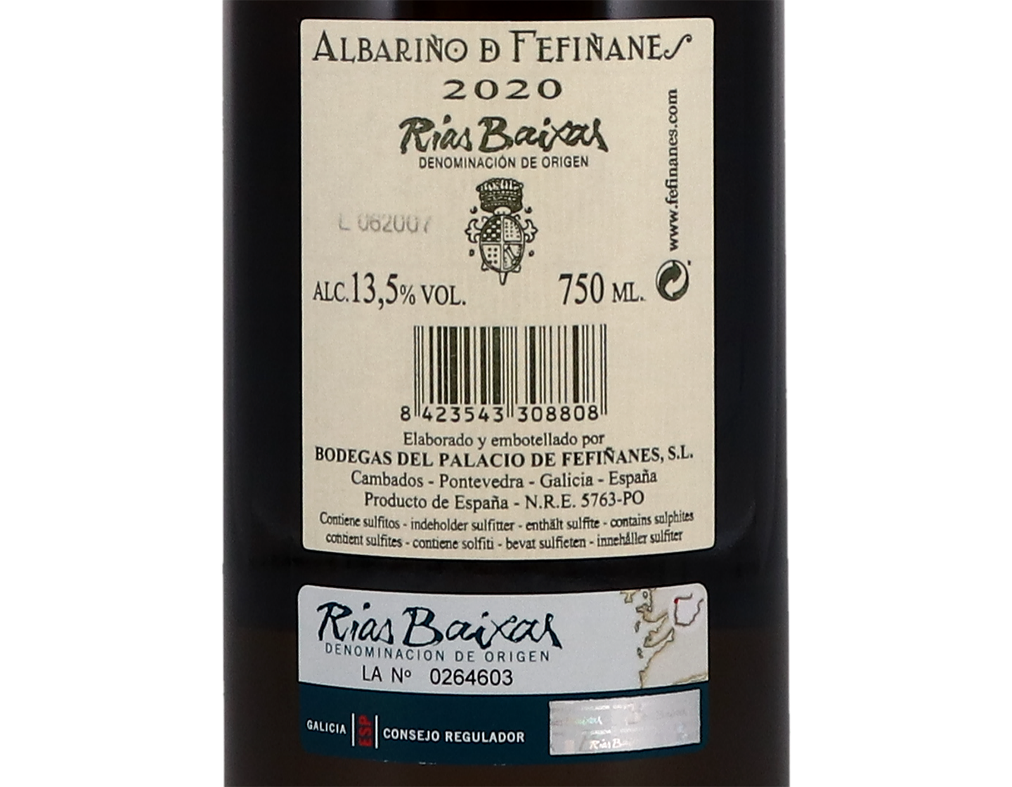 Fefinanes Albarino Rias Baixas 2020