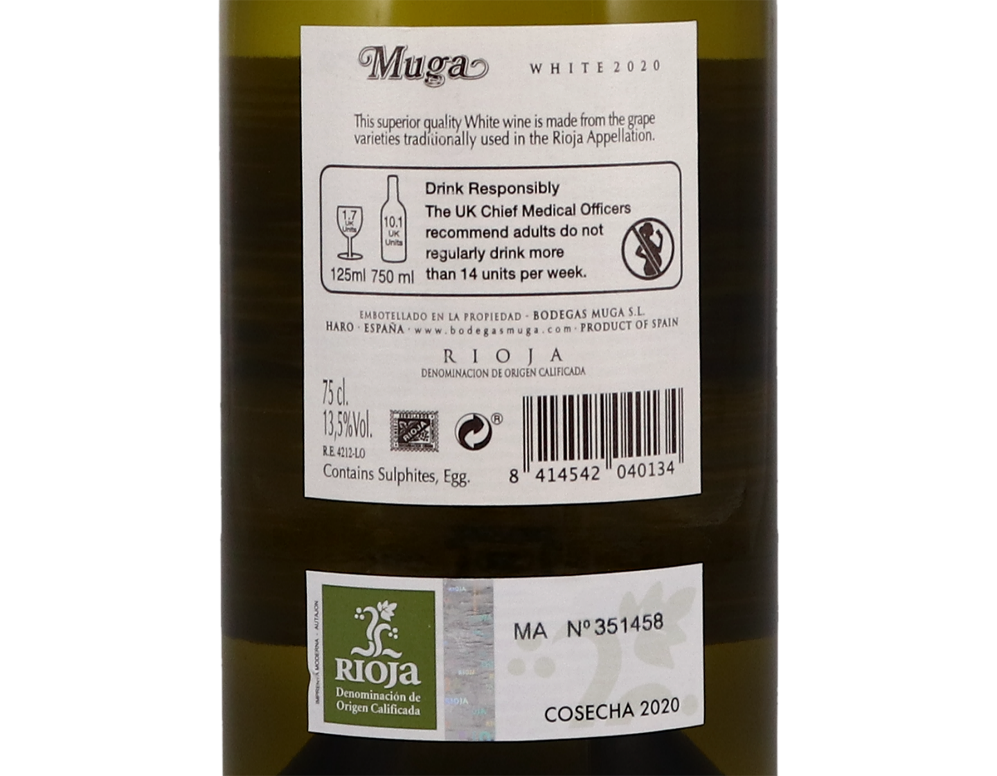 Muga Blanco Rioja 2020