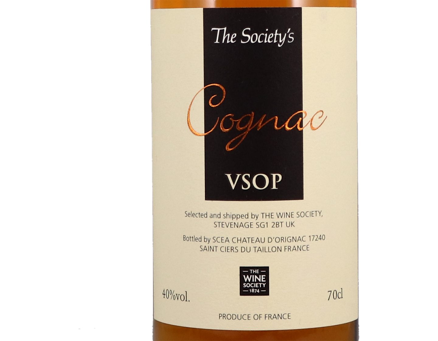 The Society's Cognac VSOP 40%