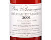 Bas Armagnac Chateau de Monbel 2001 view 2
