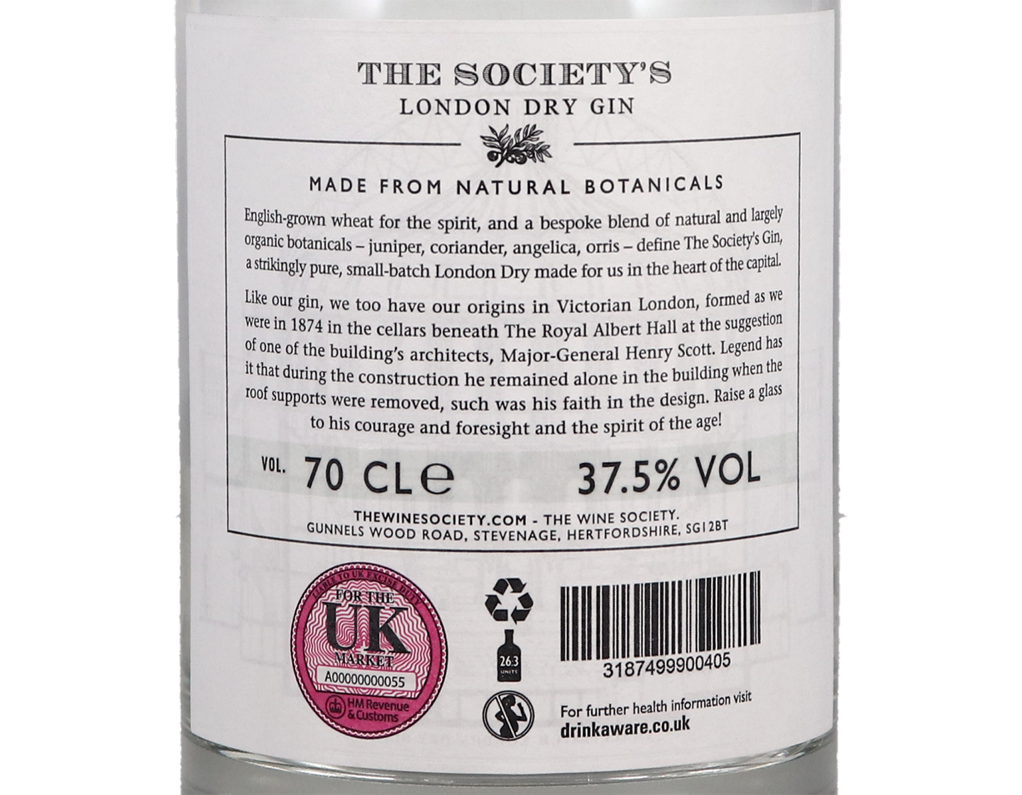 The Society’s London Dry Gin