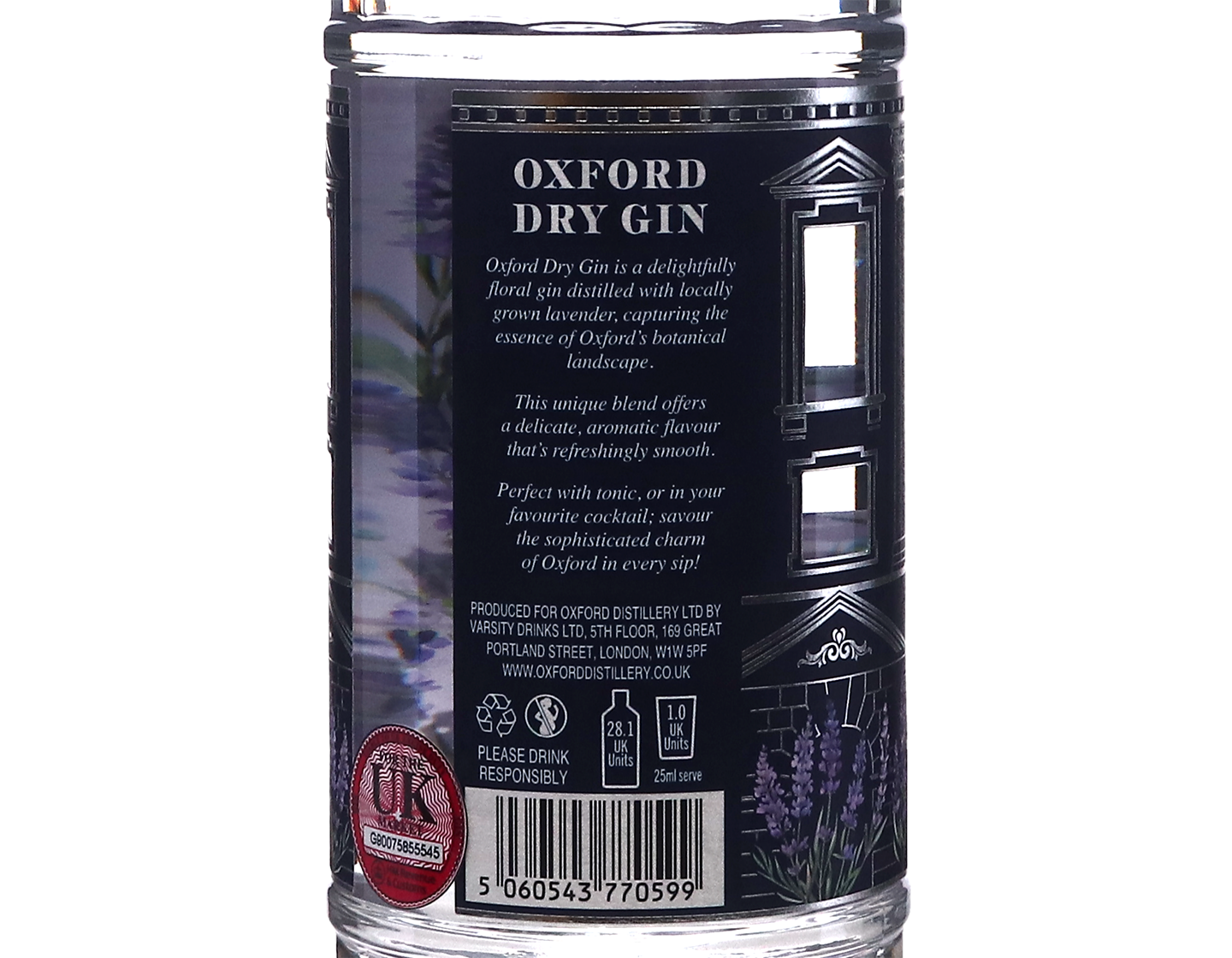 Oxford Dry Gin 40%