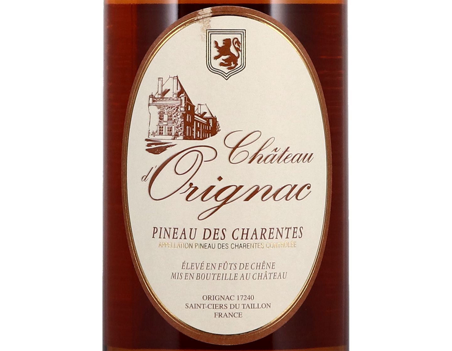 Pineau des Charentes  Chateau d'Orignac 18%